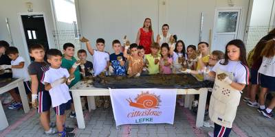 Lefke’de Cittaslow Sunday’de çocuklardan doğa için anlamlı katkı