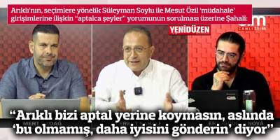 “Arıklı bizi aptal yerine koymasın, aslında ‘bu olmamış, daha iyisini gönderin’ diyor”