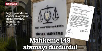 Mahkeme 148 atamayı durdurdu!