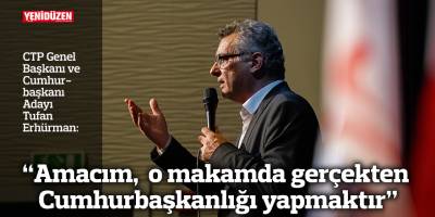 “Amacım beş yıldır bu ülkede unutturulanı yeniden hayata geçirmek; o makamda gerçekten Cumhurbaşkanlığı yapmaktır”