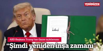 Trump: "Şimdi yeniden inşa zamanı"