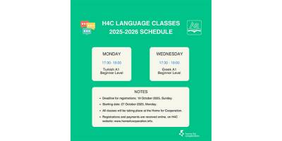 Dayanışma Evi’nde Türkçe ve Yunanca dil kurslarına kayıtlar başladı