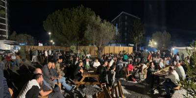 Girne’deki gençlik buluşması, mitinge dönüştü