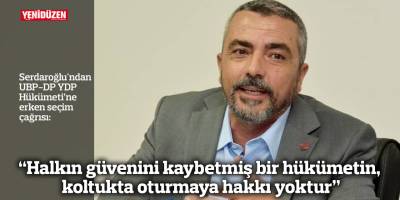"Halkın güvenini kaybetmiş bir hükümetin, koltukta oturmaya hakkı yoktur"