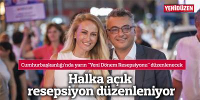 Halka açık resepsiyon düzenleniyor