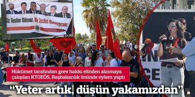 "Yeter artık, düşün yakamızdan"