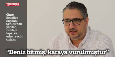“Deniz bitmiş, karaya vurulmuştur”