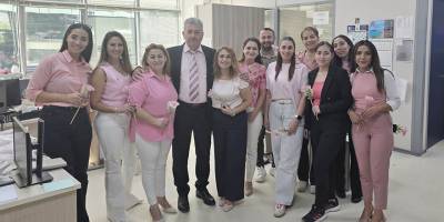 Gelir ve Vergi Dairesi’ndeki etkinlikte meme kanserine dikkat çekildi