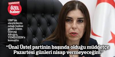 "Ünal Üstel partinin başında olduğu müddetçe Pazartesi günleri nisap vermeyeceğim"