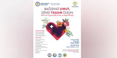 DAÜ’de organ bağışı paneli düzenlenecek