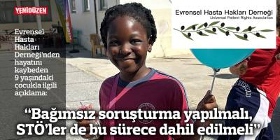 “Bağımsız soruşturma yapılmalı, STÖ’ler de bu sürece dahil edilmeli”