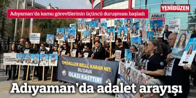 Adıyaman’da kamu görevlilerinin üçüncü duruşması başladı