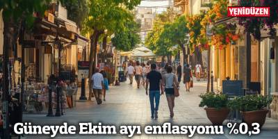 Güneyde Ekim ayı enflasyonu %0,3