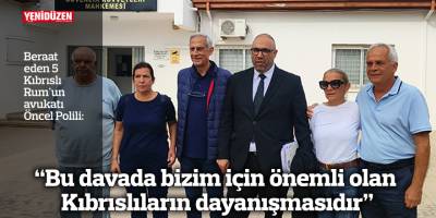 "Bu davada bizim için önemli olan Kıbrıslıların dayanışmasıdır"