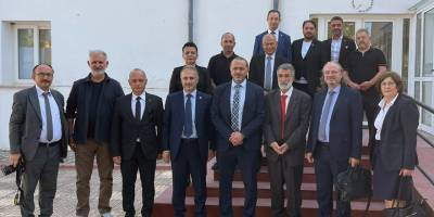 Hamburg Türk Basın Birliği, Dış Basın Birliği’ni ziyaret etti