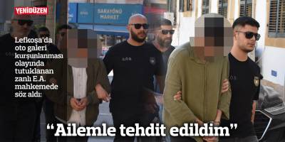 “Ailemle ciddi bir şekilde tehdit edildim”
