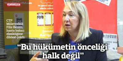 “Bu hükümetin önceliği halk değil”