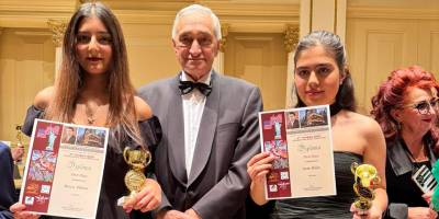 Piyanist Kasimov ile öğrencileri Bilen ve Akbatu’dan New York’ta başarı