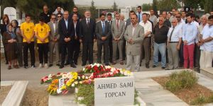 Topcan kabri başında anıldı