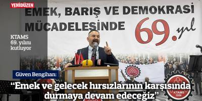 “Emek ve gelecek hırsızlarının karşısında durmaya devam edeceğiz”