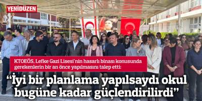 “İyi bir planlama yapılsaydı okul bugüne kadar güçlendirilirdi”