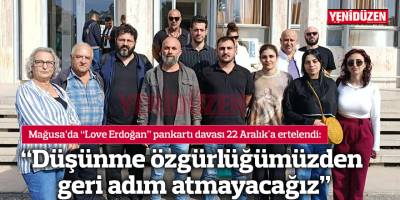 "Düşünme özgürlüğümüzden geri adım atmayacağız"