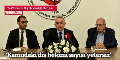 "Kamudaki diş hekimi sayısı yetersiz"