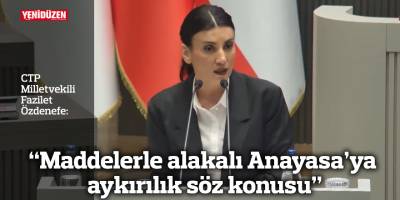 “Maddelerle alakalı Anayasa’ya aykırılık söz konusu”