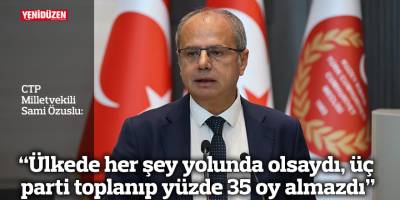 “Ülkede her şey yolunda olsaydı, üç parti toplanıp yüzde 35 oy almazdı”