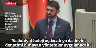 “Ya ilahiyat koleji açılacak ya da devlet denetimi olmayan yöntemler uygulanacak”