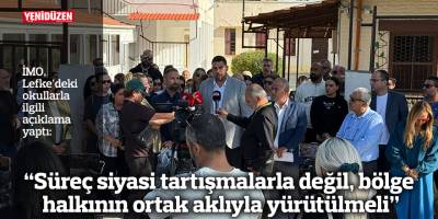 “Süreç siyasi tartışmalarla değil, bölge halkının ortak aklıyla yürütülmeli”
