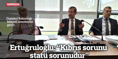 Ertuğruloğlu: “Kıbrıs sorunu statü sorunudur”