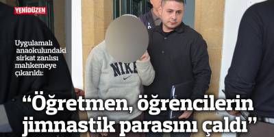 “Öğretmen, öğrencilerin jimnastik parasını çaldı”
