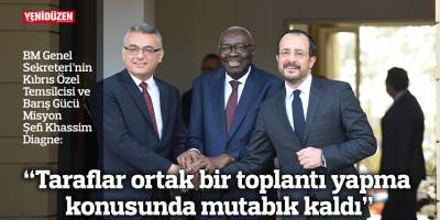 "Taraflar ortak bir toplantı yapma konusunda mutabık kaldı"