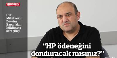 “HP ödeneğini donduracak mısınız?”