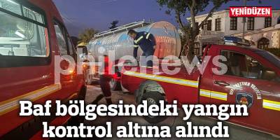 Baf bölgesindeki yangın kontrol altına alındı