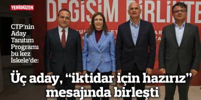 Üç aday, “iktidar için hazırız” mesajında birleşti
