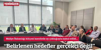 “Belirlenen hedefler gerçekçi değil”