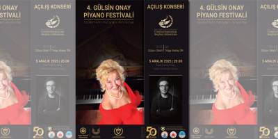 4. Gülsin Onay Piyano Festivali Gazimağusa’da yapılıyor