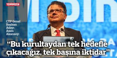 “Bu kurultaydan tek hedefle çıkacağız, tek başına iktidar”