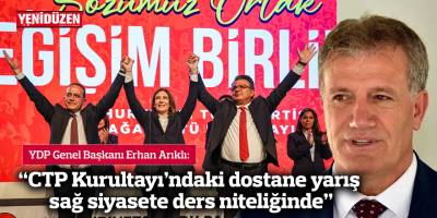 “CTP Kurultayı’ndaki dostane yarış sağ siyasete ders niteliğinde”