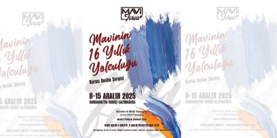 “Mavi’nin 16 Yıllık Yolculuğu” sergisi pazartesi Mağusa’da…