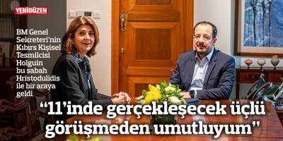 Hristodulidis’le görüşen Holguin: “11’inde gerçekleşecek üçlü görüşmeden umutluyum”