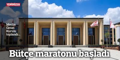 Bütçe maratonu başladı