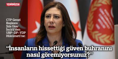 “İnsanların hissettiği güven buhranını nasıl göremiyorsunuz?”