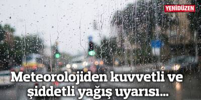 Meteorolojiden kuvvetli ve şiddetli yağış uyarısı…