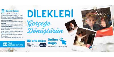 SOS Çocukköyü Derneği’nden yeni yıl için bağış kampanyası