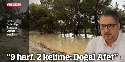 “9 harf, 2 kelime: Doğal Afet”