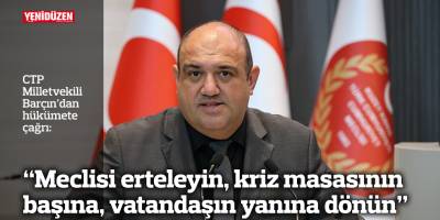 “Meclisi erteleyin, kriz masasının başına, vatandaşın yanına dönün”