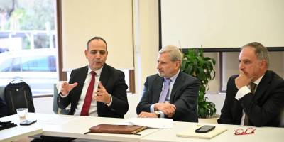 Harmancı ve Prountzos, AB Kıbrıs Temsilcisi ile görüştü